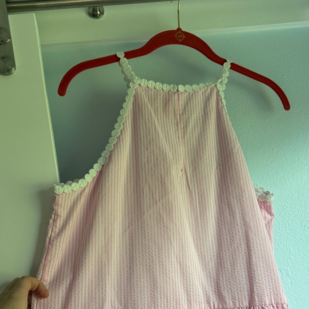 NWT Lilly Pulitzer Pink Crochet Yoke Tiered Sundress - Picture 5 of 5